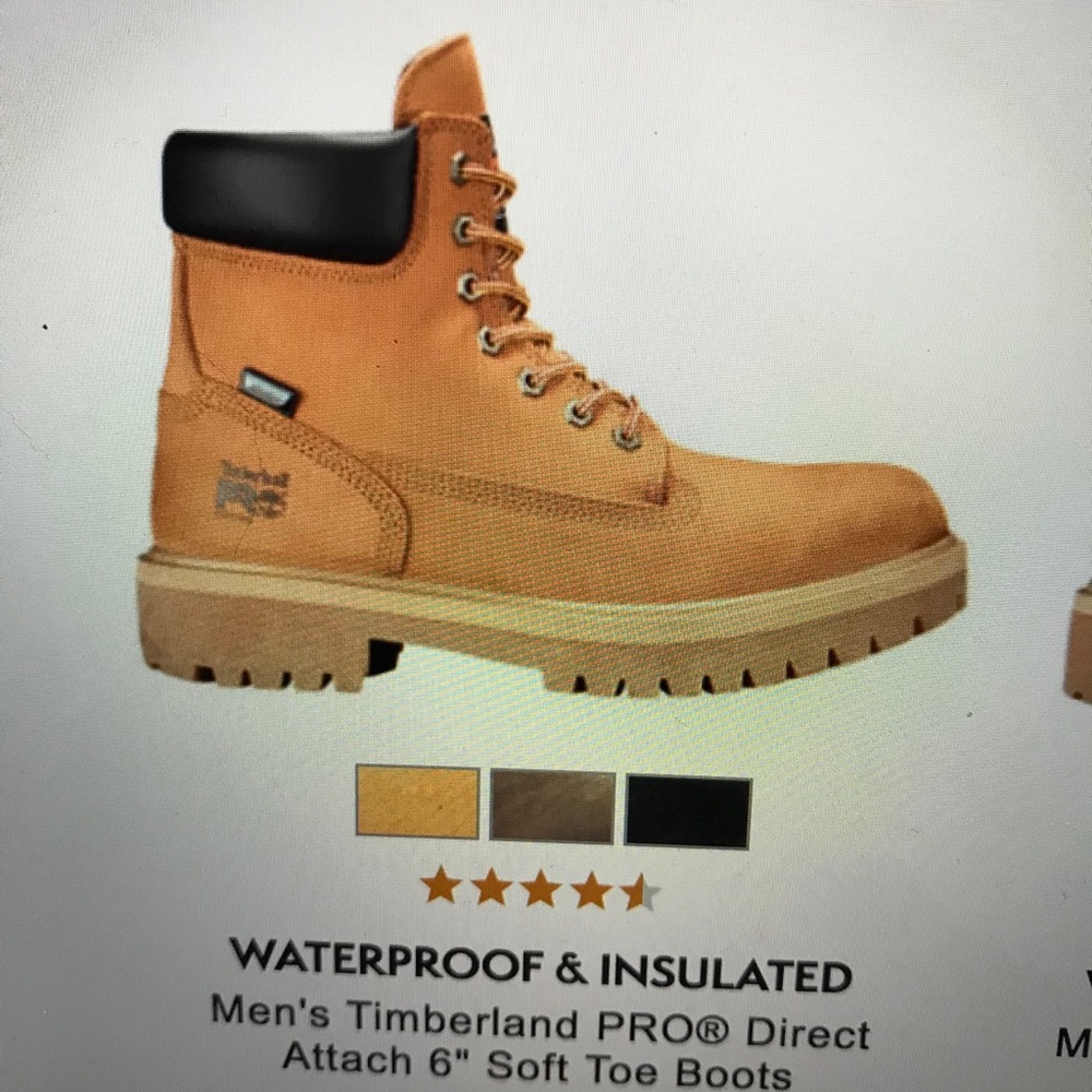 Size 13 men’s pro timberland boots.