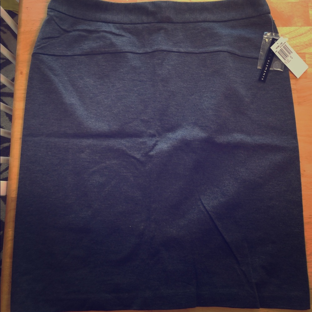 New Grey Pencil Skirt