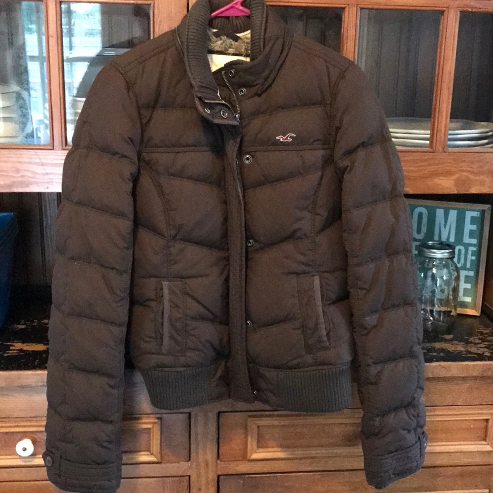 Hollister down filled winter coat