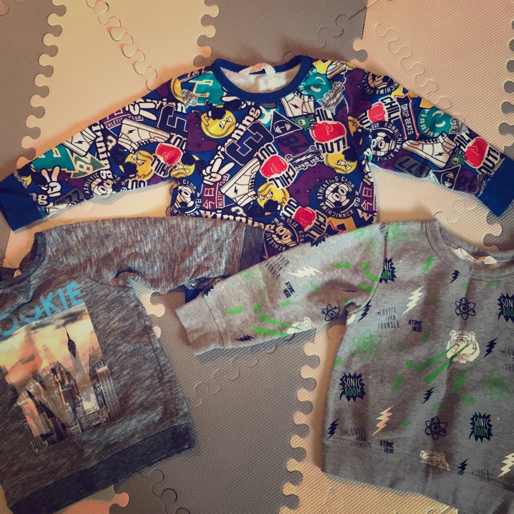 Theee H&M Toddler sweaters