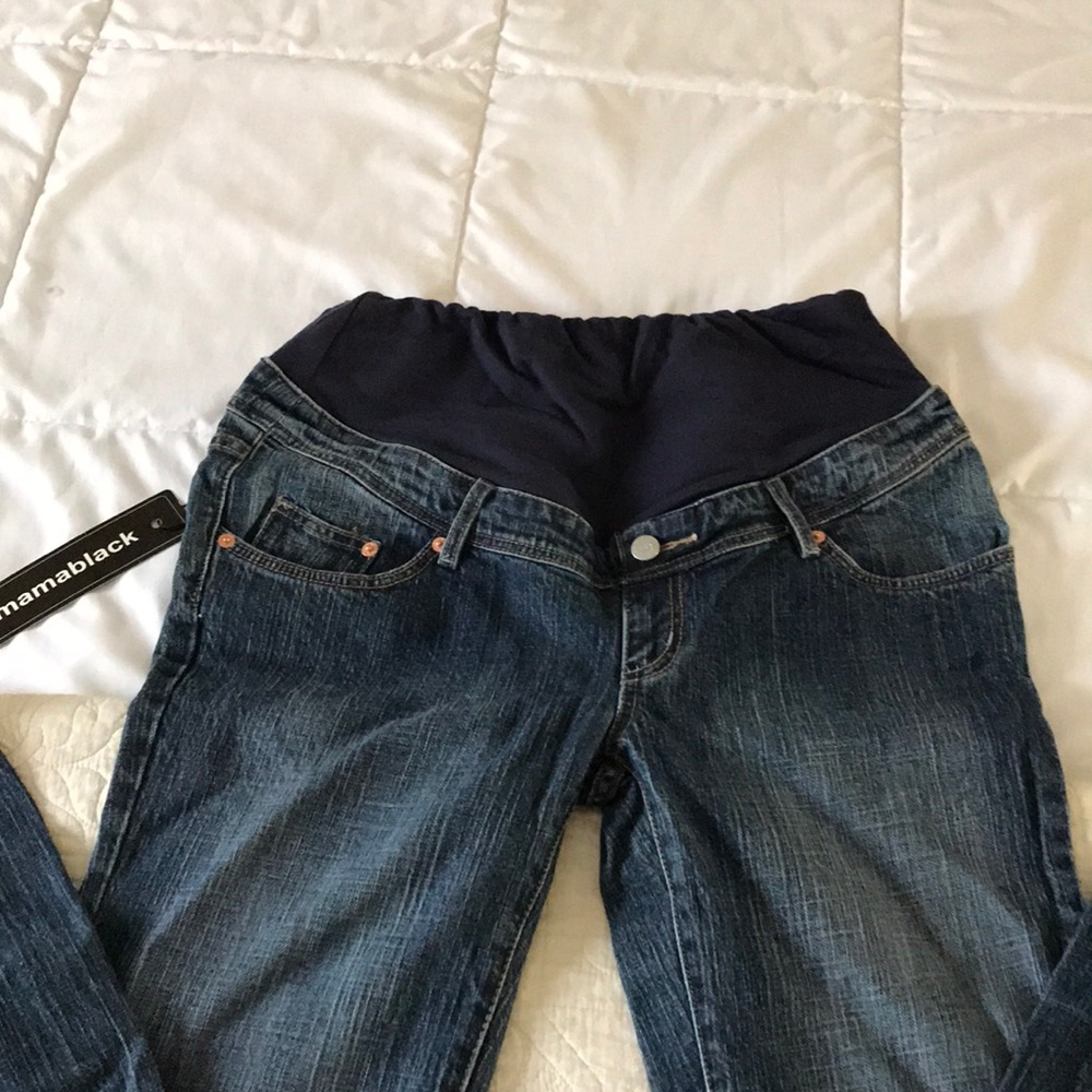 Mama Black Maternity jeans