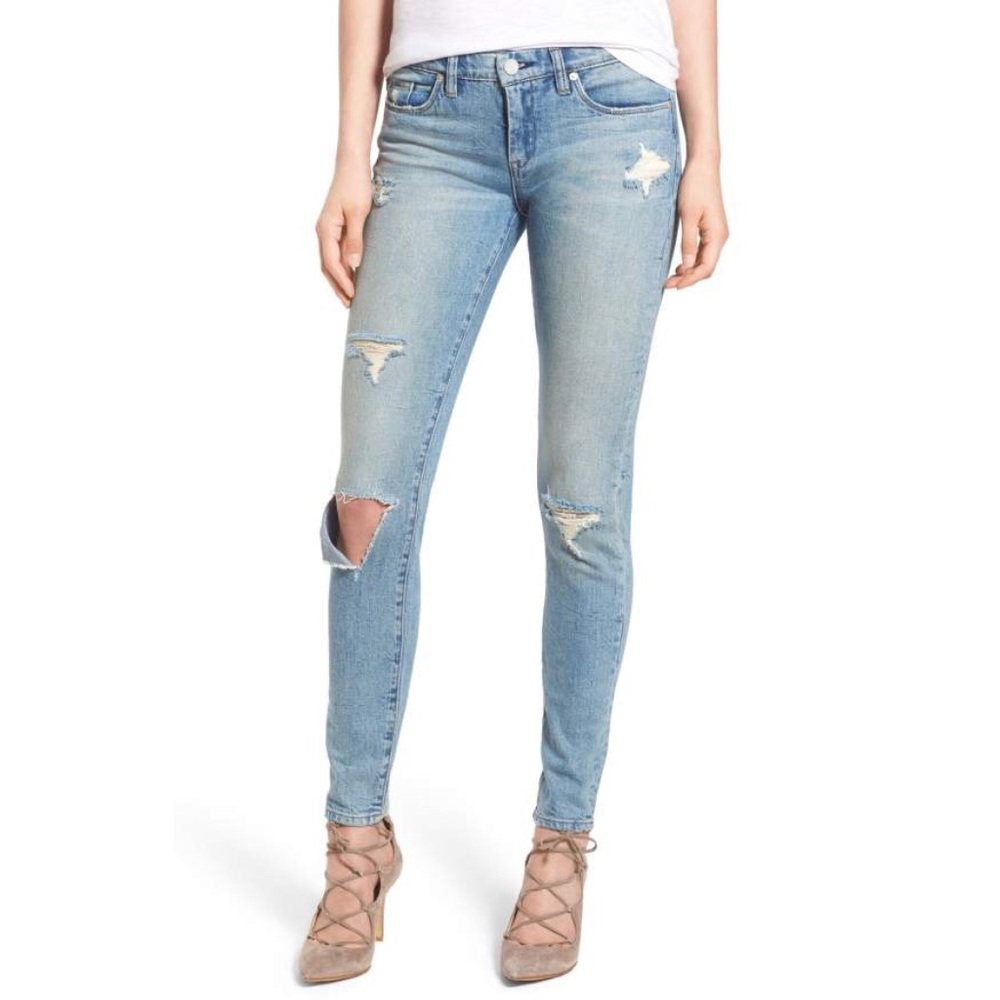 'Skinny Dipper' Distressed Skinny Jeans