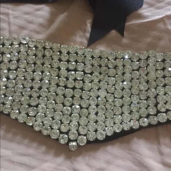 Crystal rhinestone studded sash/belt main image 6