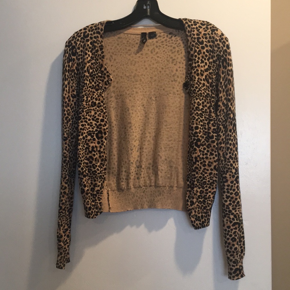 Leopard cardi