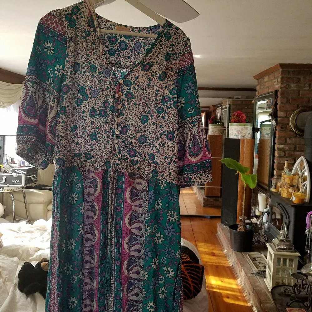 Hippie bono maxi dress