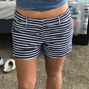 old navy striped shorts