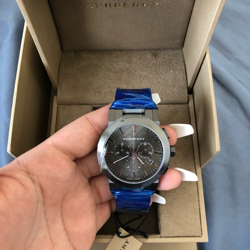Burberry’s men The City watch