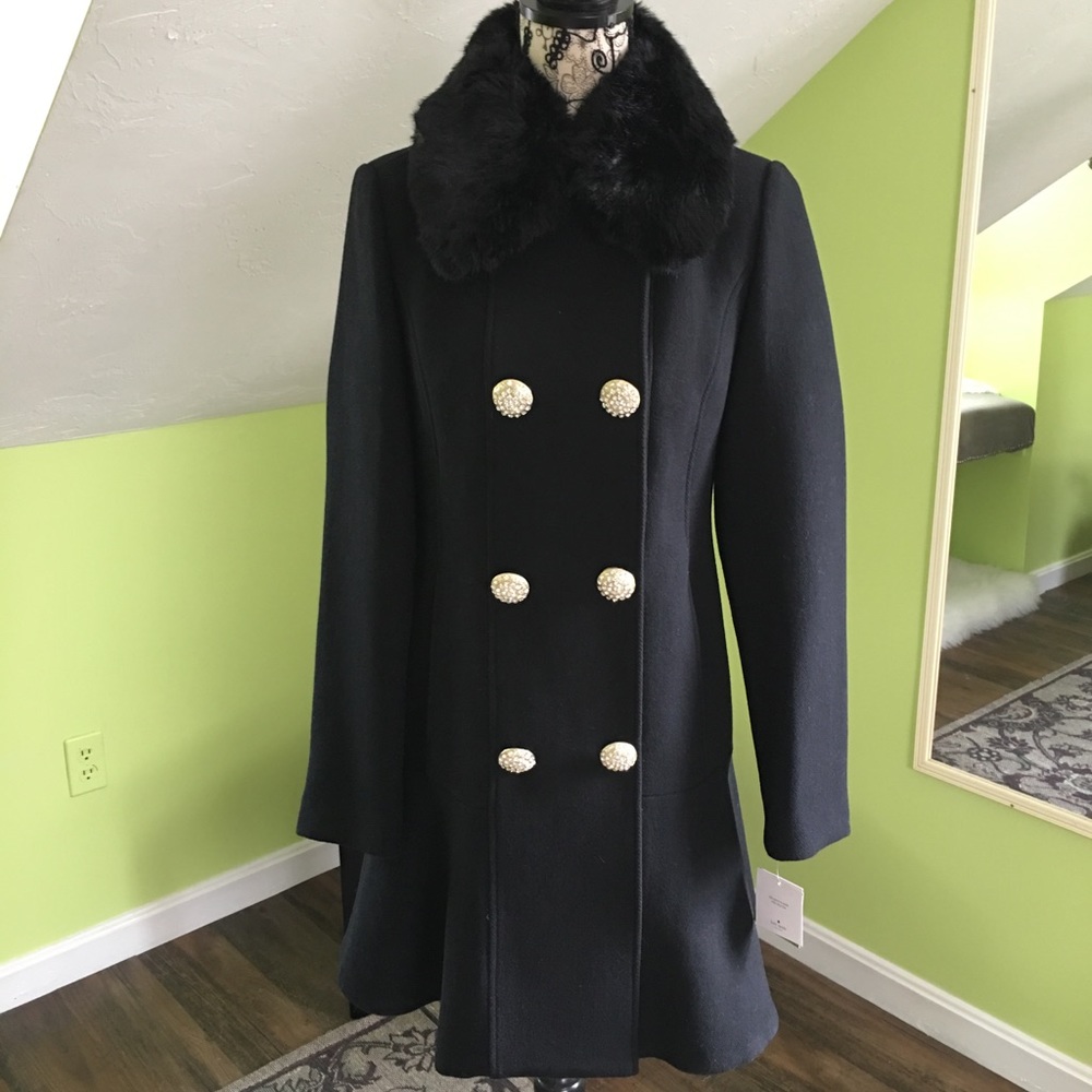 Kate Spade ♠️ Twill Wool Coat
