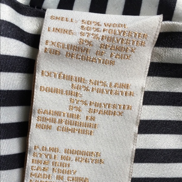 Kate Spade ♠️ Twill Wool Coat - Picture 8 of 8