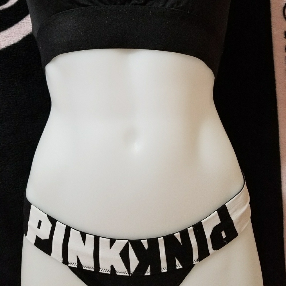 NWT!  PINK VS SPORTS BRA & PANTY SET - Picture 2 of 3