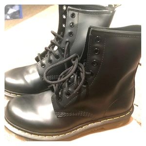 Black 1460 Dr. Martens boots