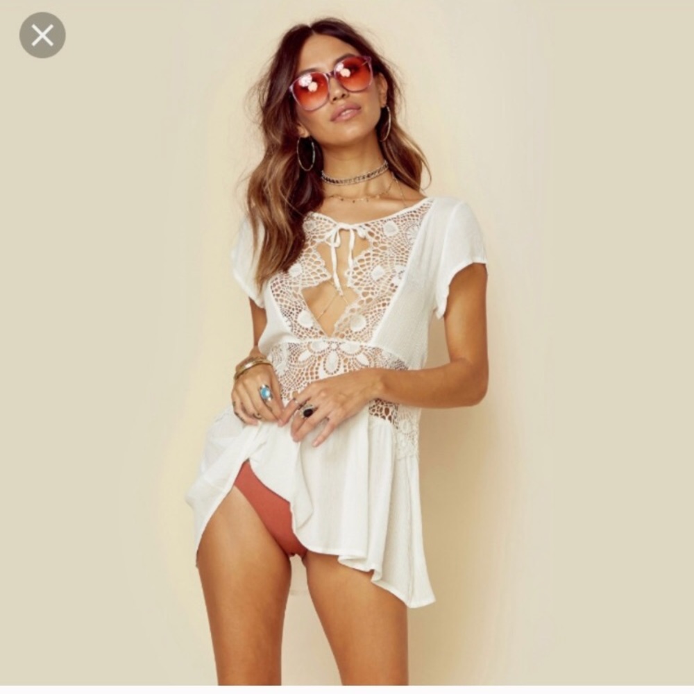 NWT For Love and Lemons St. Kitt’s Cover Up