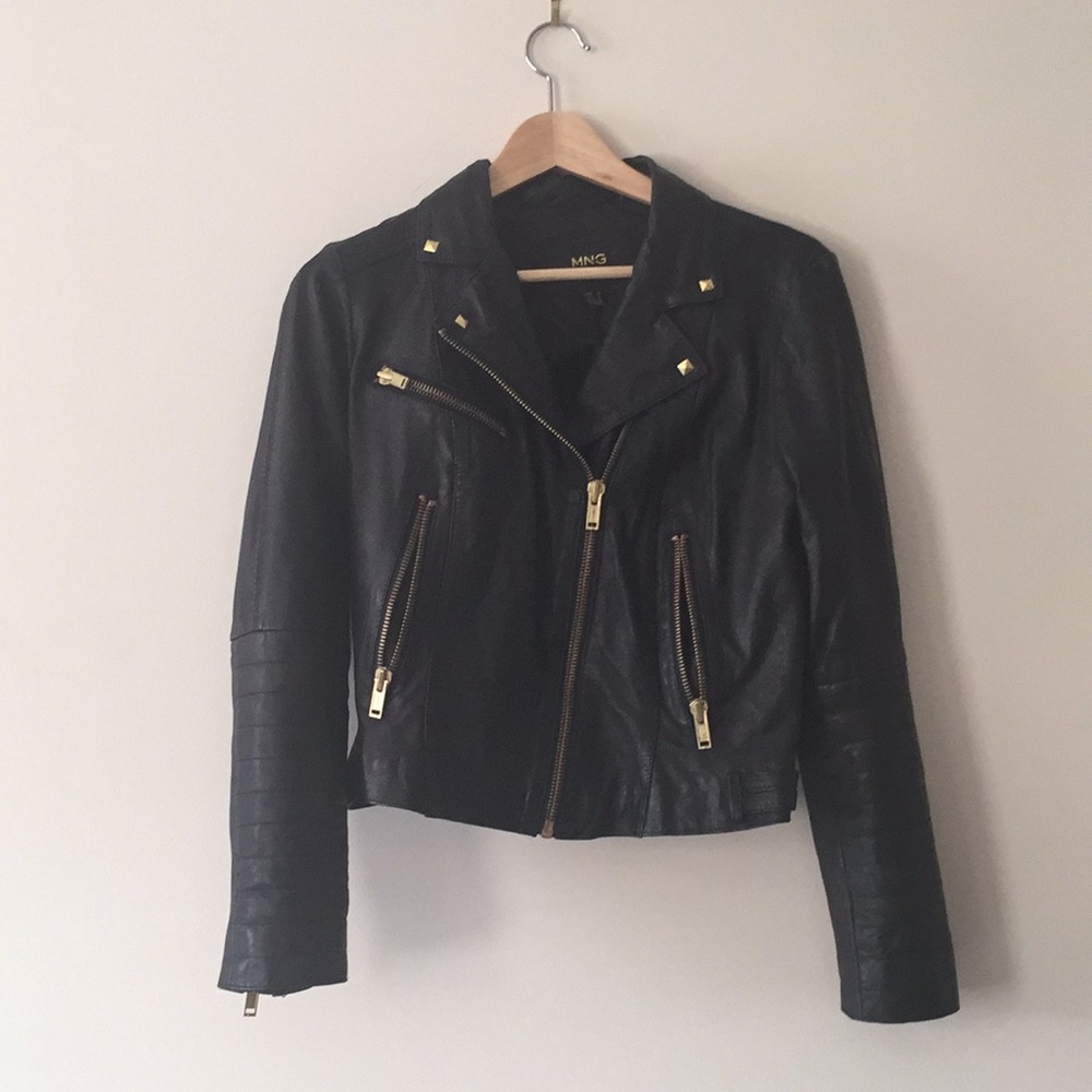 MNG Genuine Leather Jacket