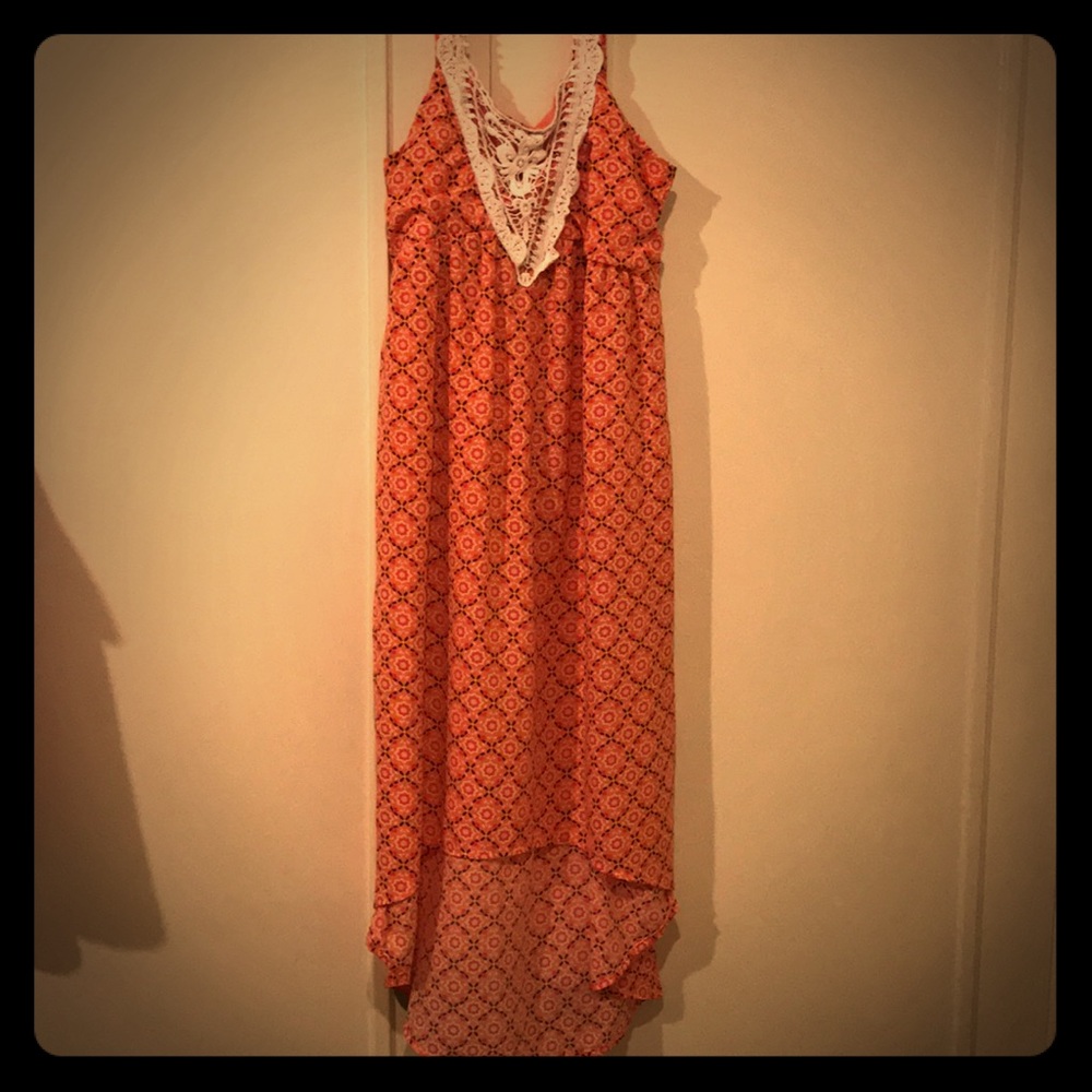 Girls high-low dress. Free gift with purchase