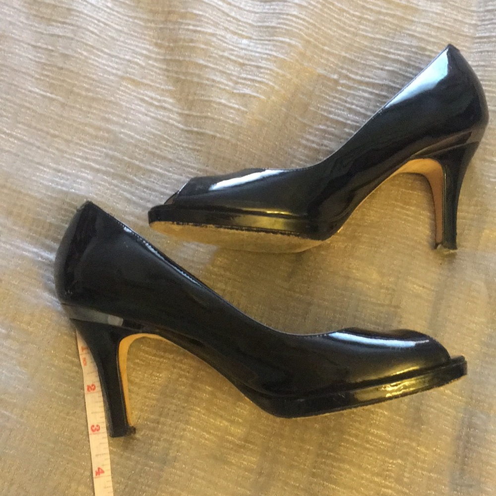 Cole Haan peeptoe pumps