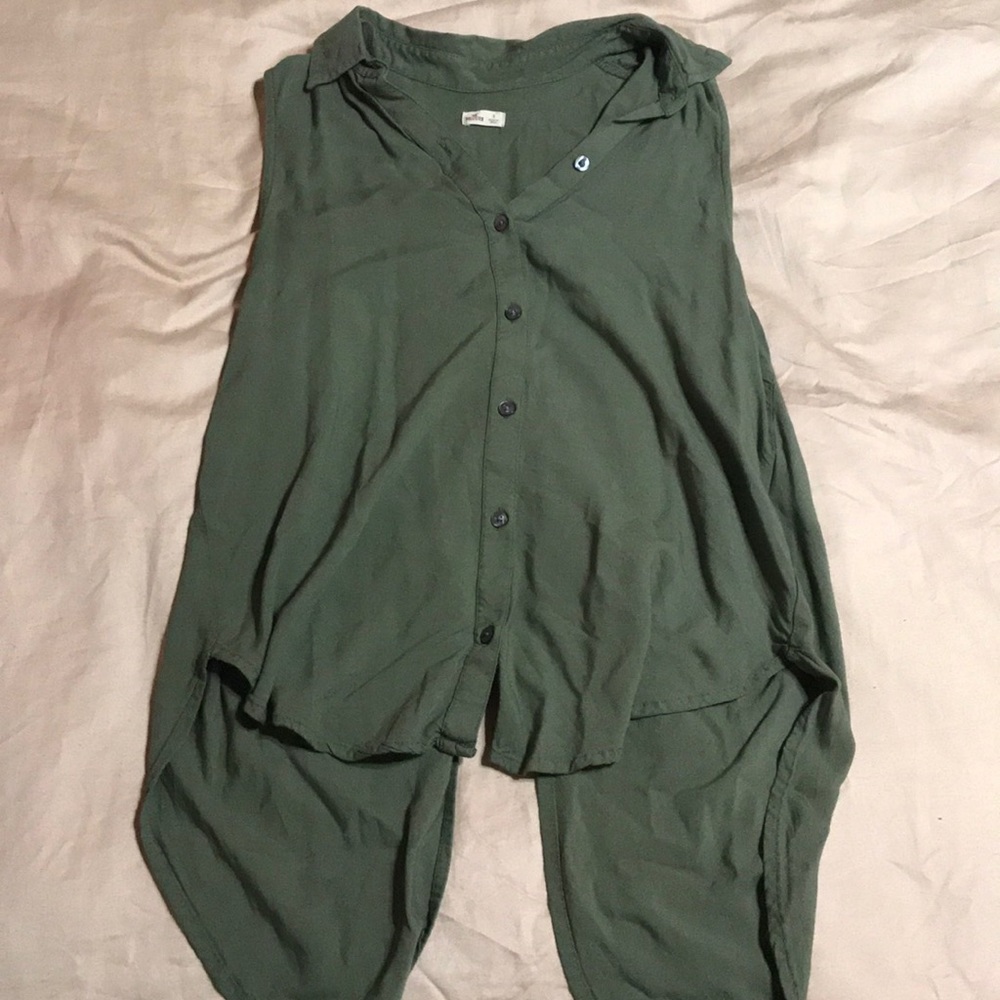 Hollister button up tank