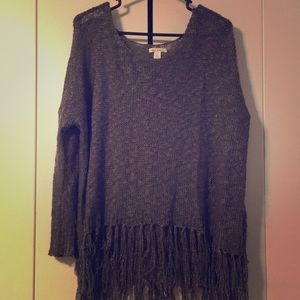 Beautiful Dark Green Fringe Bottom Shirt - SALE