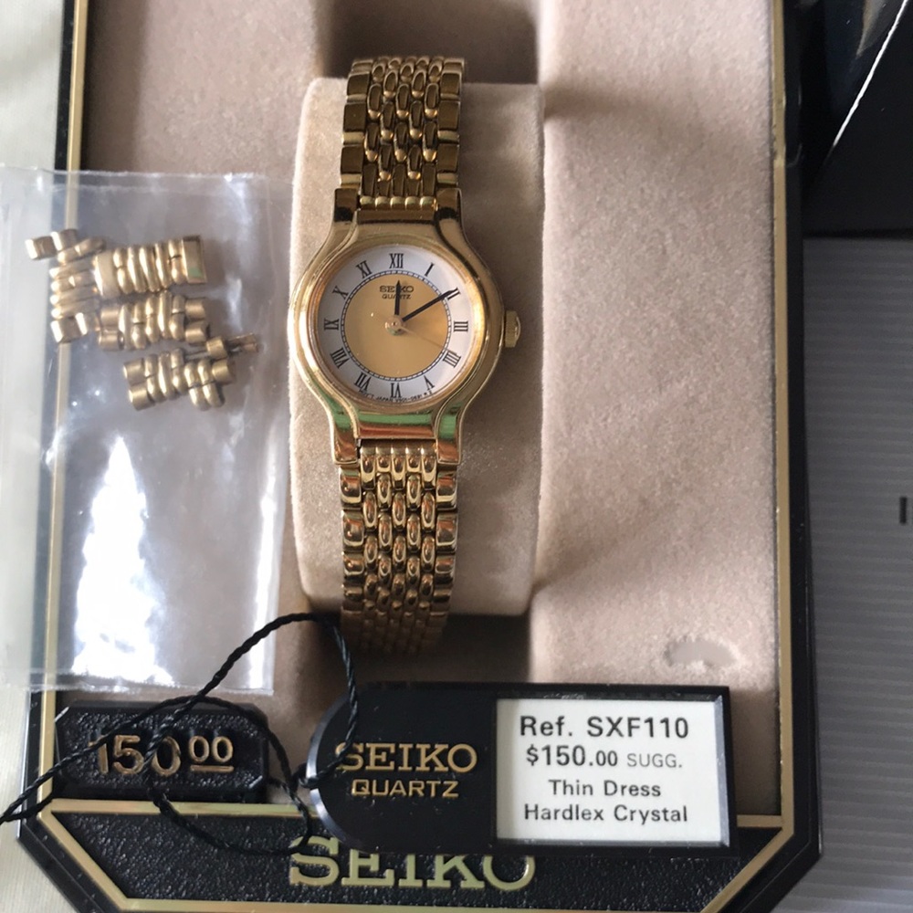 Authentic SEIKO gold plated for lady