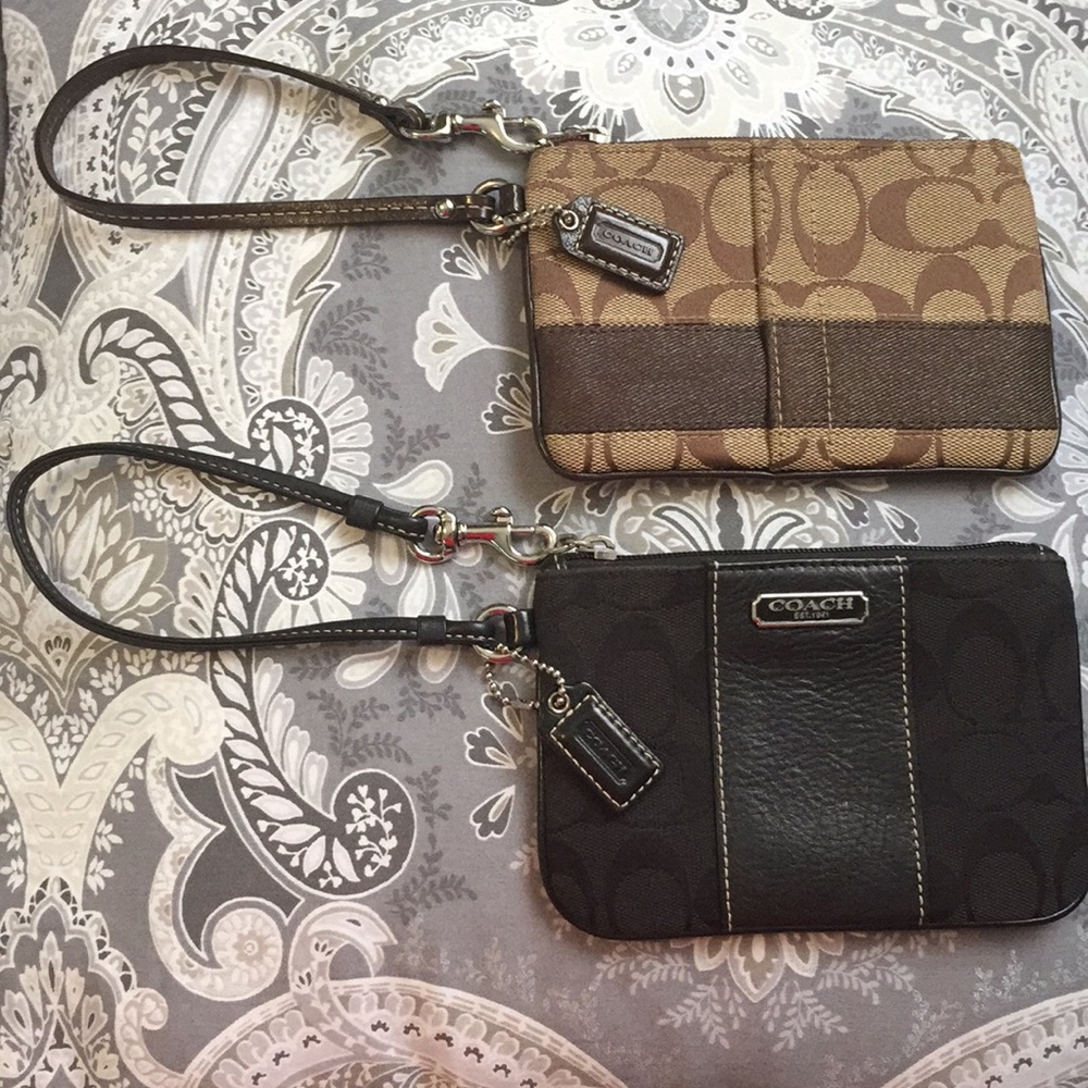 Bundle Coach Wristlets - image 1