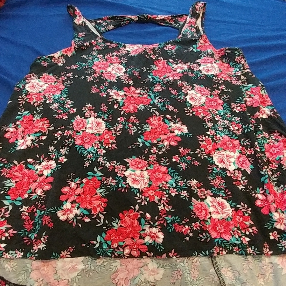 Floral tank top