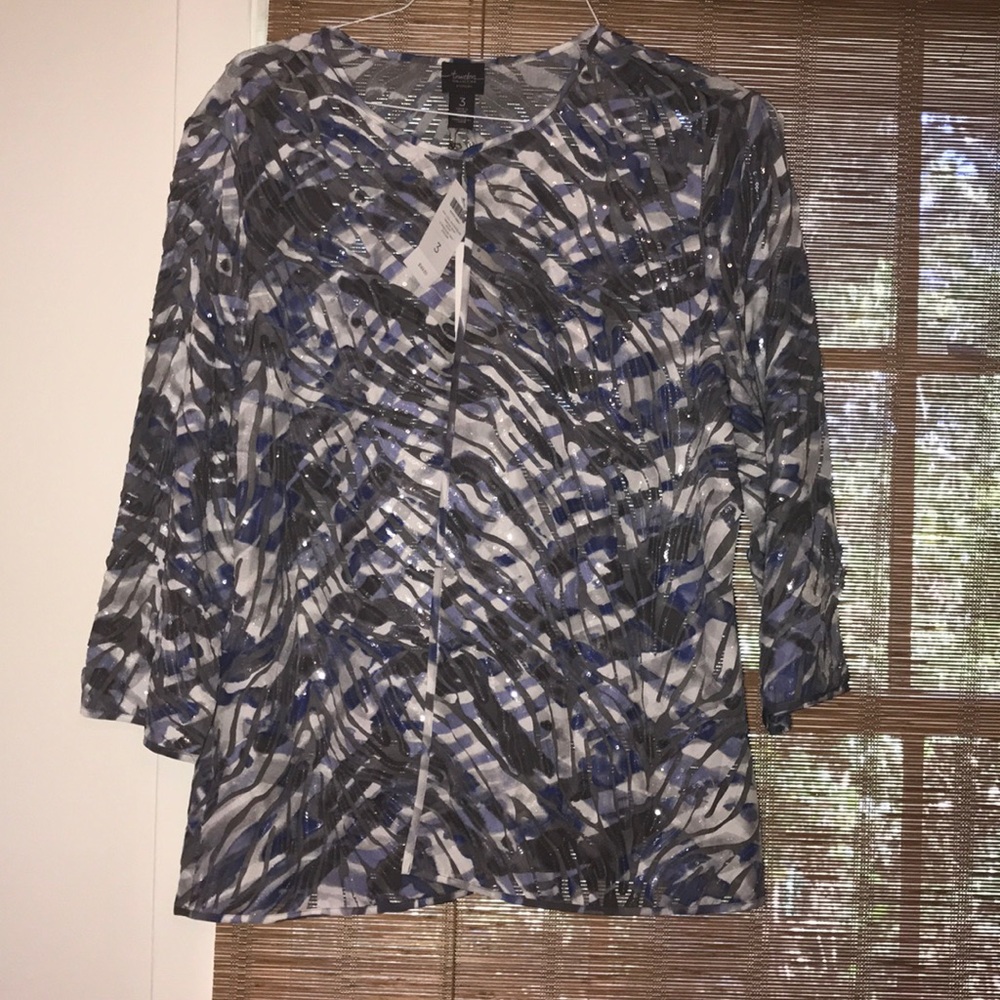 NWT Chico’s Appliqué Jacket