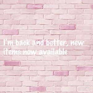 New items available!!!