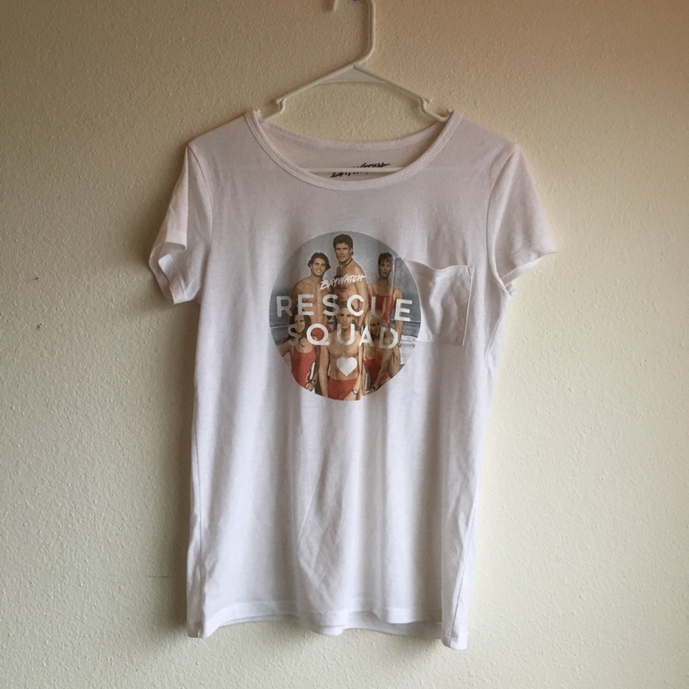 Baywatch white M women’s tee