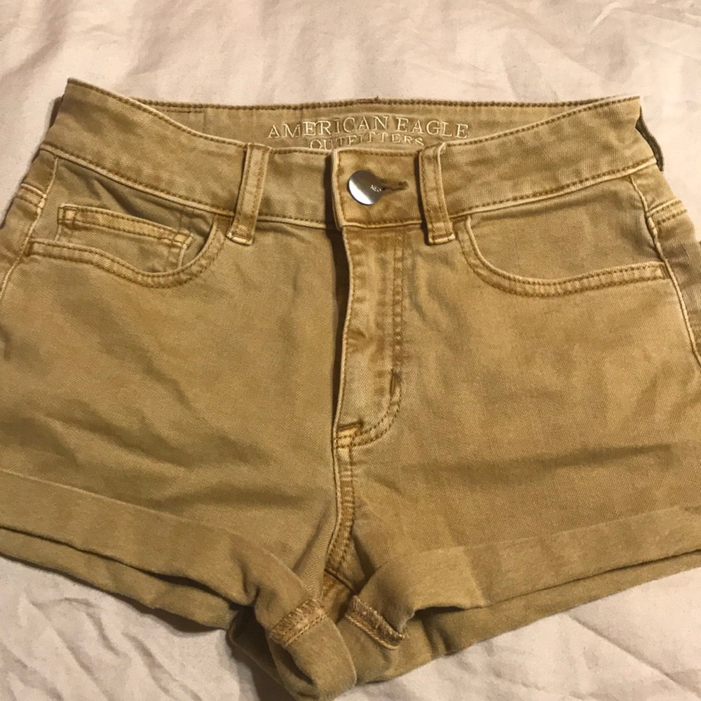 American Eagle high rise shorties