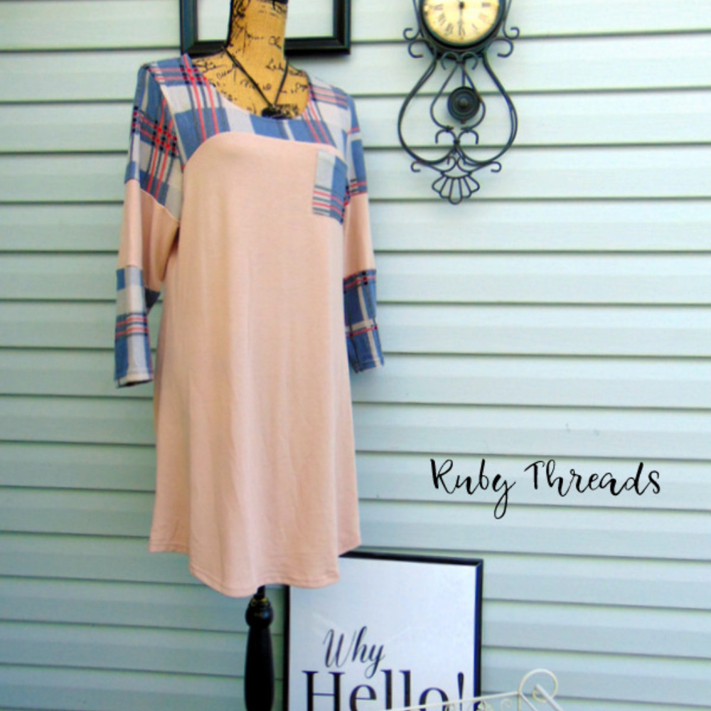 PLUS SIZE Mini Dress Autumn Winter Tunic