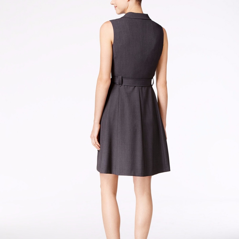 NWOT Calvin Klein Colorblocked Wrap Dress 4P - Picture 2 of 2