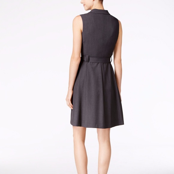 NWOT Calvin Klein Colorblocked Wrap Dress 4P - Picture 2 of 2