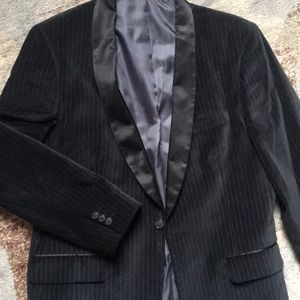 Men blazer velvet