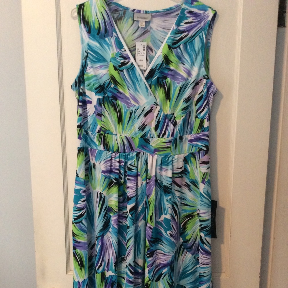 Avenue high low hem dress