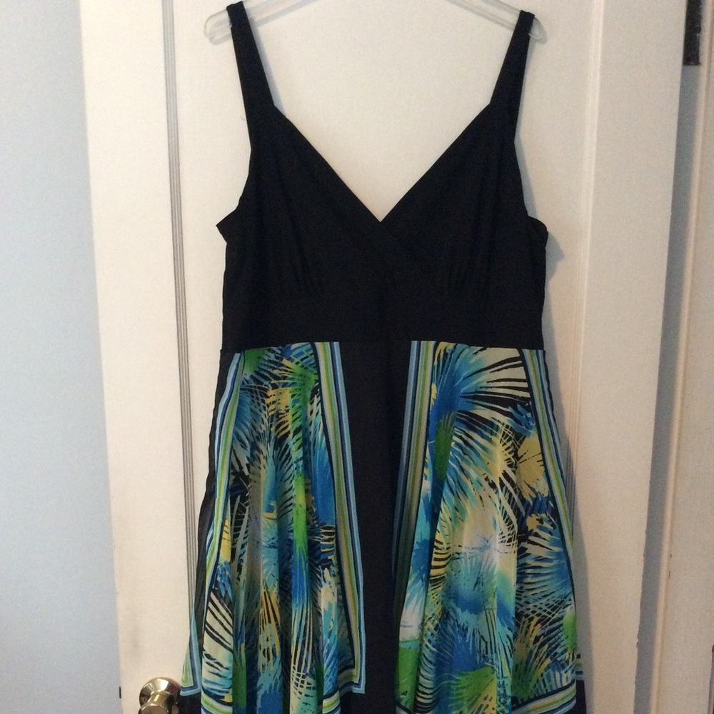 Avenue handkerchief sleeveless dress