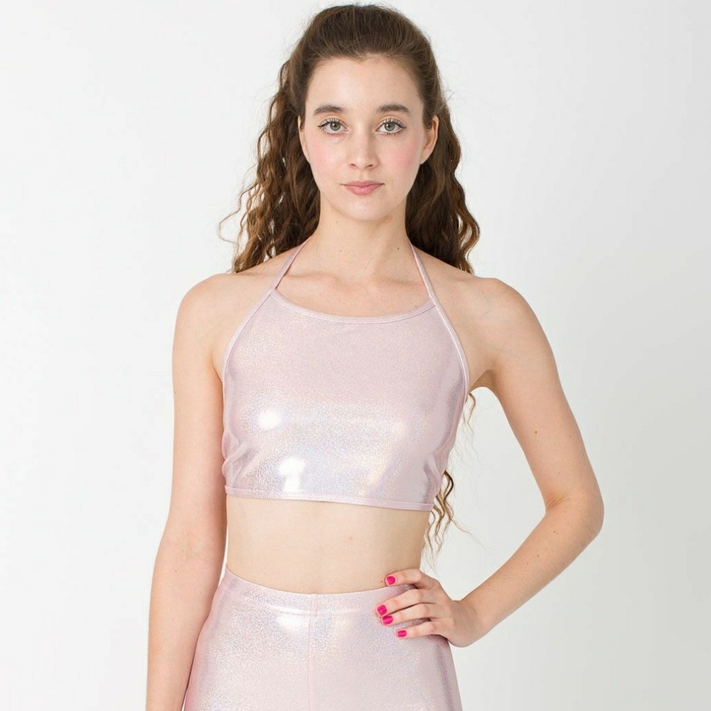 Cali Sun & Fun American Apparel Holographic Halter