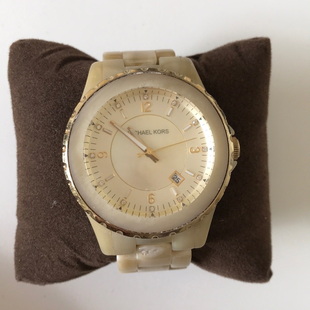 Michael Kors Gold Horn Watch