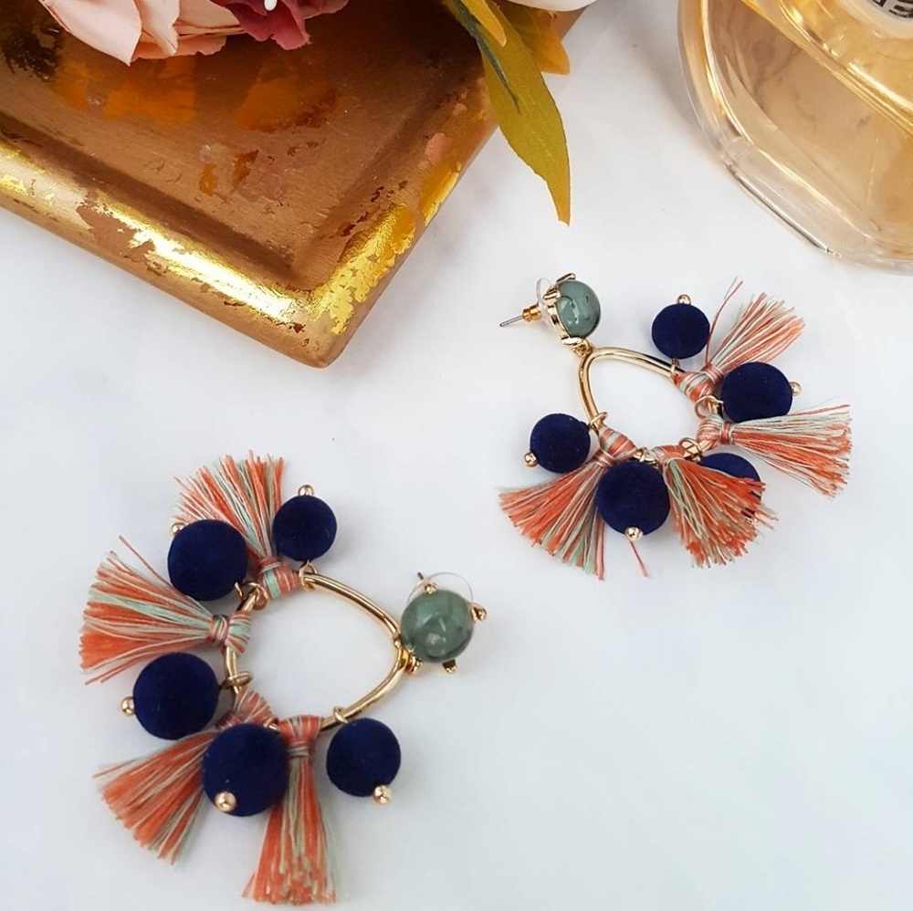 SOLD❣️ Claudette Tassel Earrings