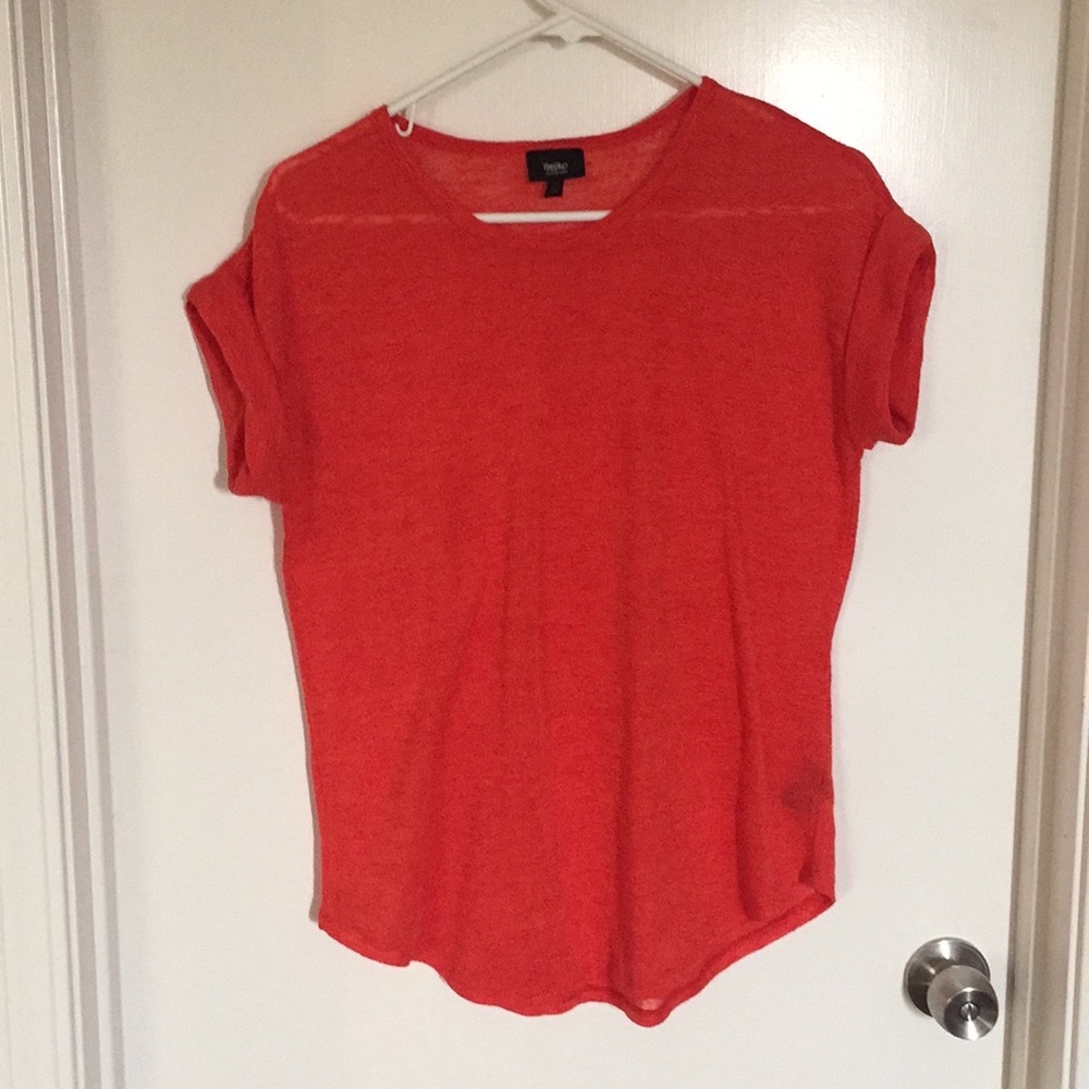 Orange mossimo shirt