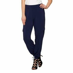 Lisa Rinna Banded Bottom Cargo Pants