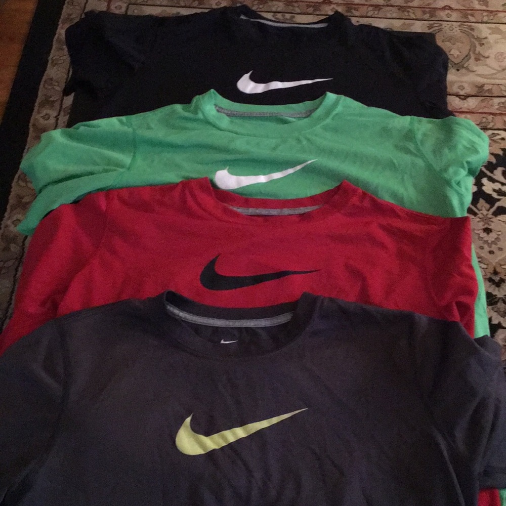 4 Nike Dri fit shirts