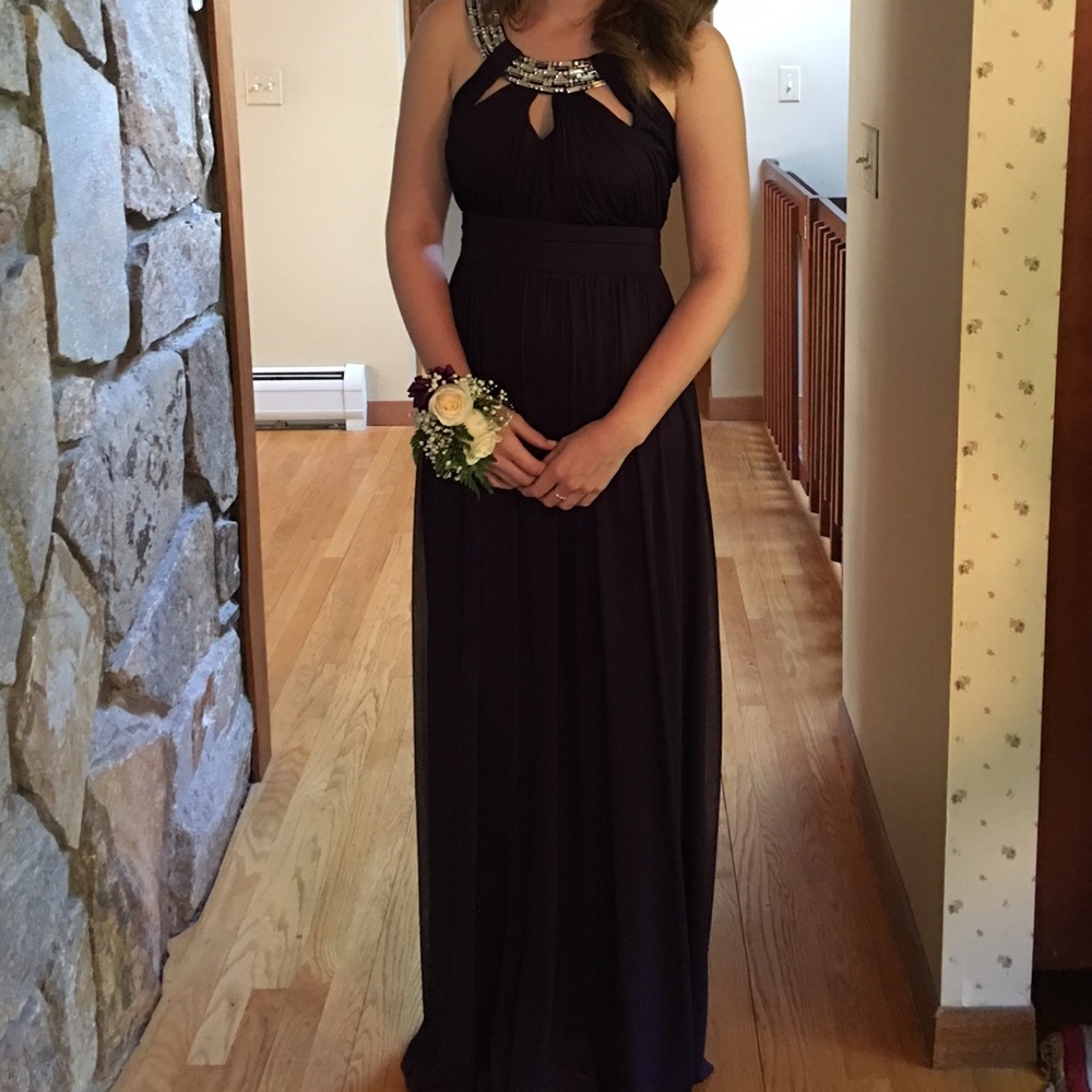 Purple prom dress!