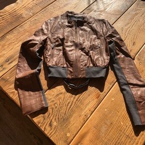 BCBG leather Jacket