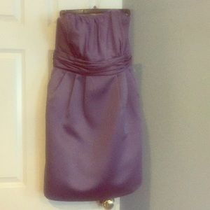 Purple Alfred Angelo Strapless Bridesmaid dress