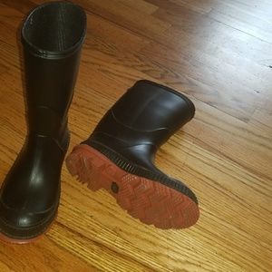 Boy Rain Black Boots