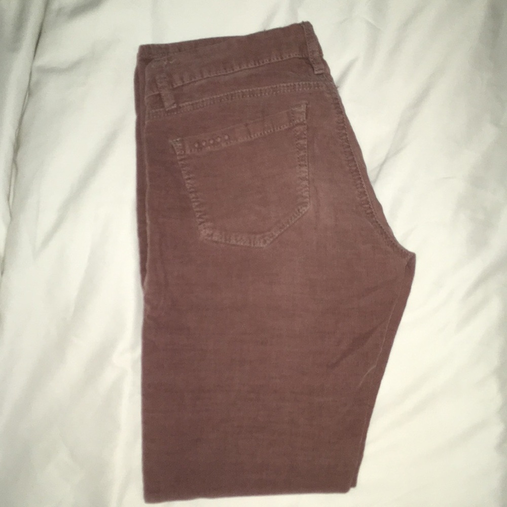 🌸BLANK 🌸Denim Blush Corduroy Leggings - Picture 4 of 8