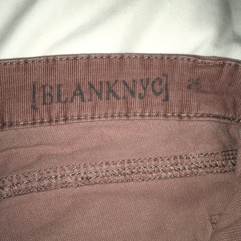 🌸BLANK 🌸Denim Blush Corduroy Leggings - Picture 6 of 8