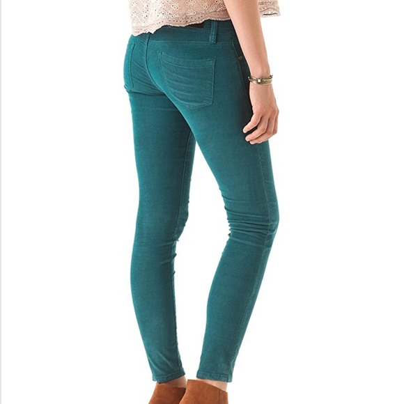 🌸BLANK 🌸Denim Blush Corduroy Leggings - Picture 3 of 8