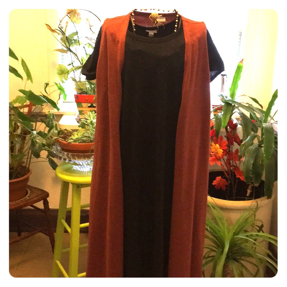 LuLaRoe Joy Rust colored NWOT