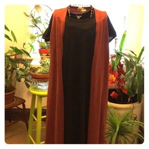 LuLaRoe Joy Rust colored NWOT