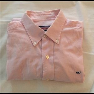 Pink Vineyard Vines Whale Shirt. Size medium.